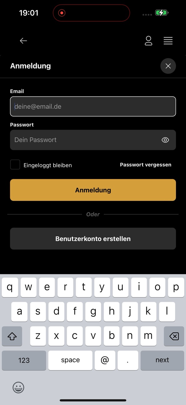 iPhone screenshot