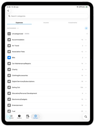 PayShare: Payments Tracker iPad screenshot