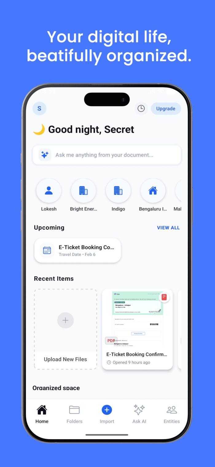 Filex AI: Smart File Organizer - Filex AI是一款AI文件管理器，能快速找到任何文件。它