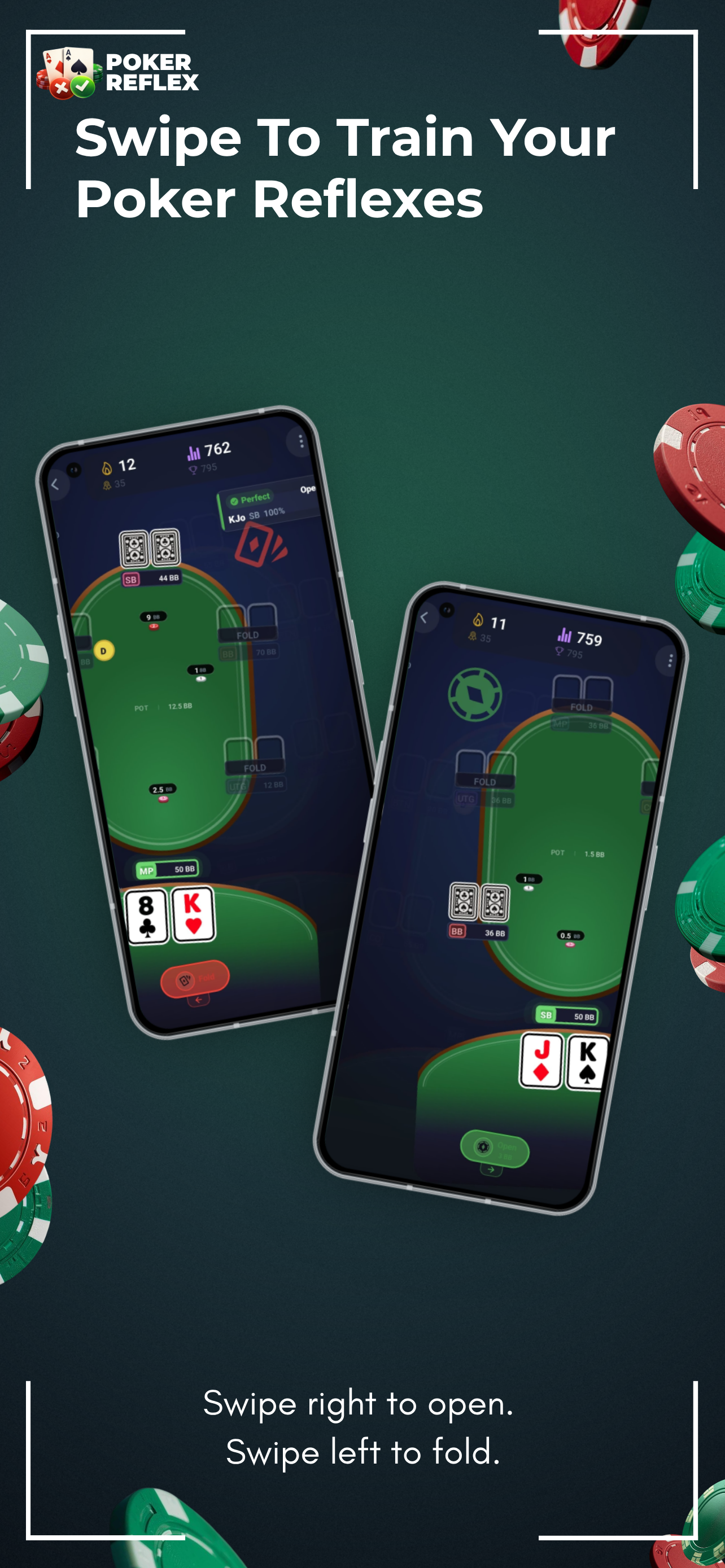 Poker Reflex: GTO Trainer