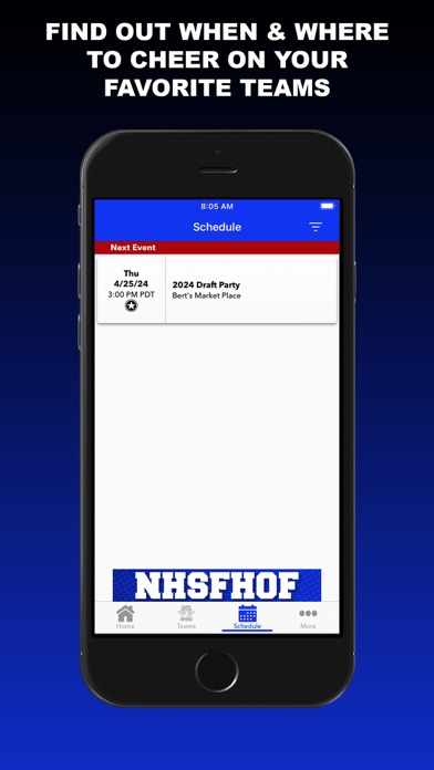 NHS Football Hall of Fame Screenshot