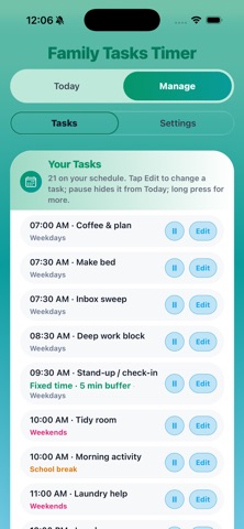 Family Task Timer Screenshot 9 of 10