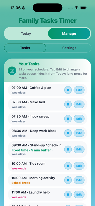 Family Task Timer Screenshot 9 of 10