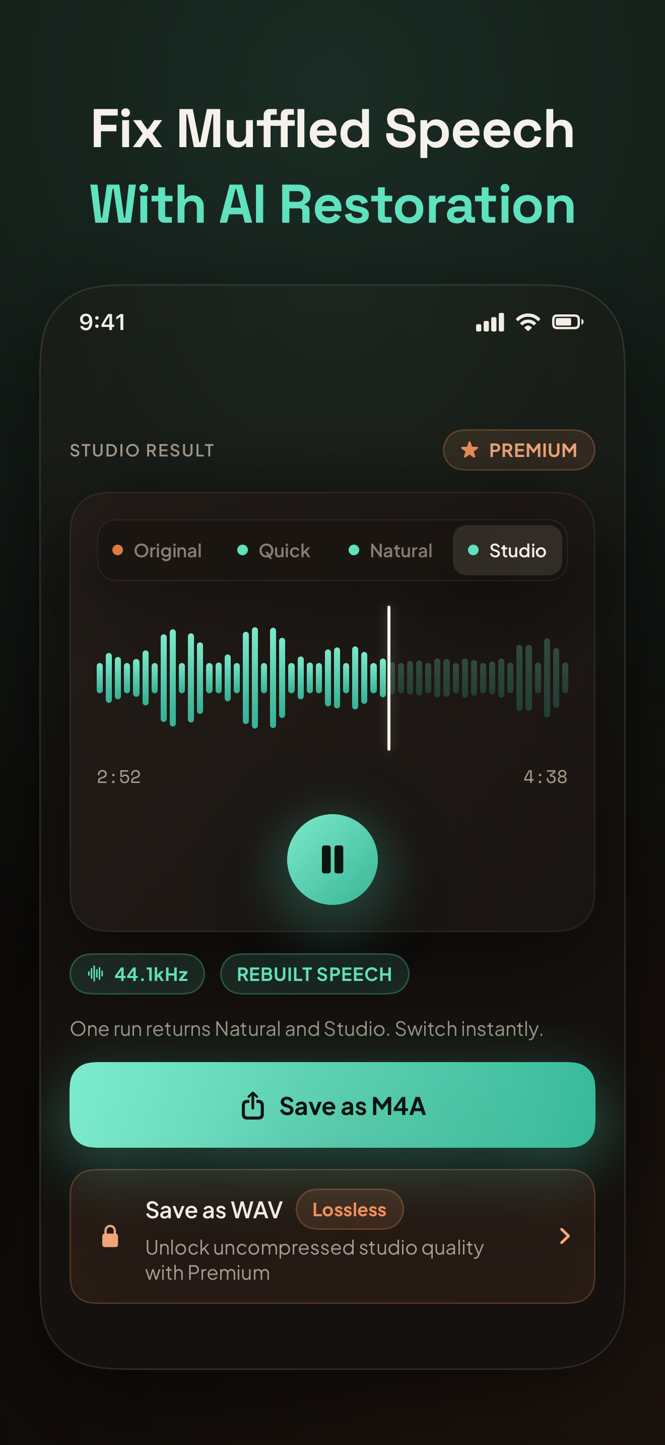 AI Voice Enhancer: Noise Fix screenshot 3