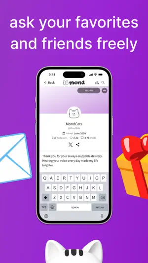 mond - fan Q&A platform screenshot 2