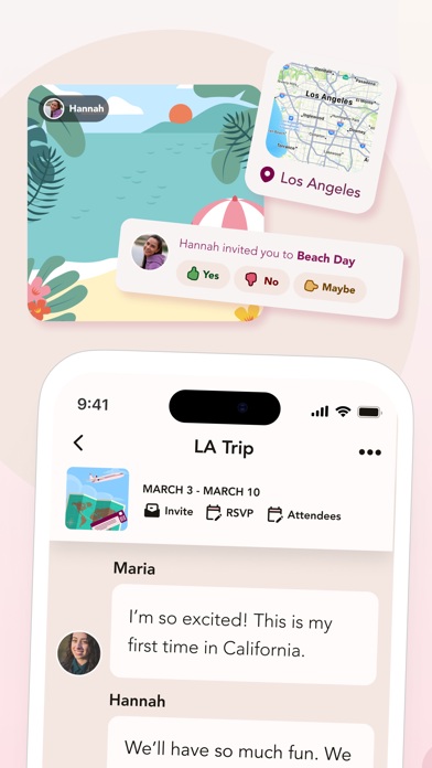 Screenshot #3 pour PlanPop: Calendrier social