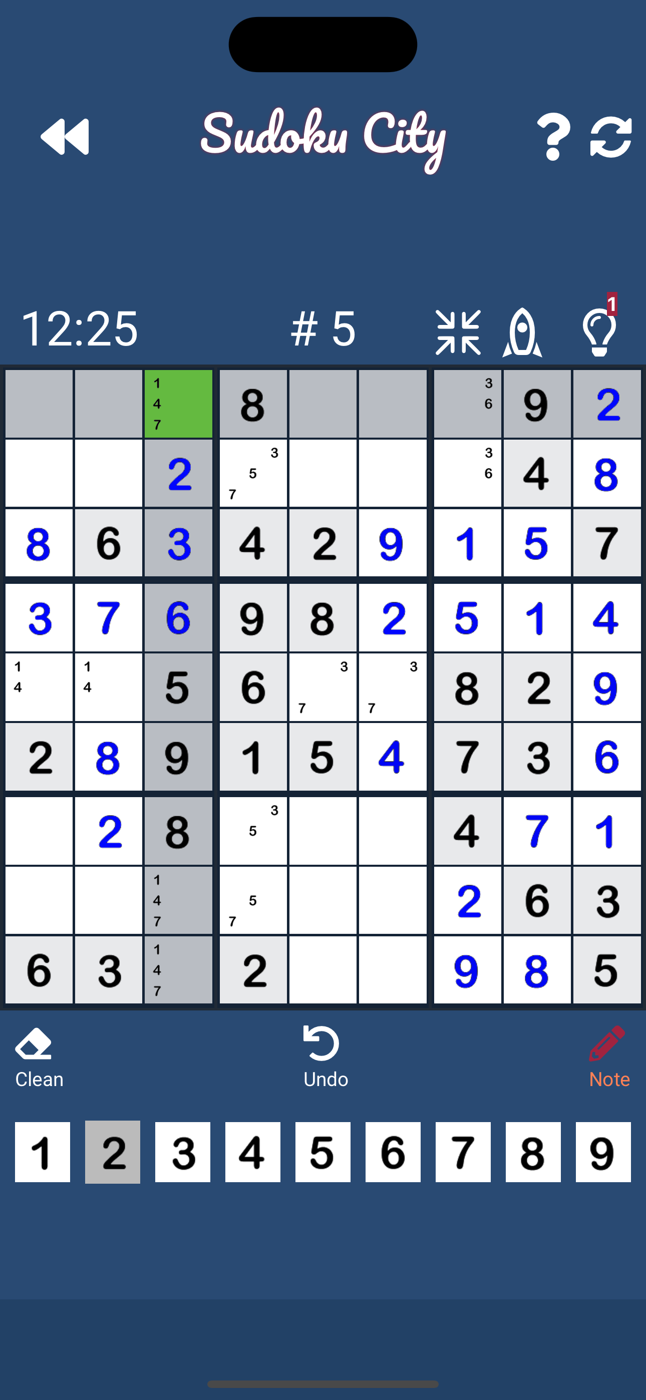 Sudoku City screenshot 3