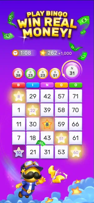 Bingo Stars - Win Real Money screenshot 1