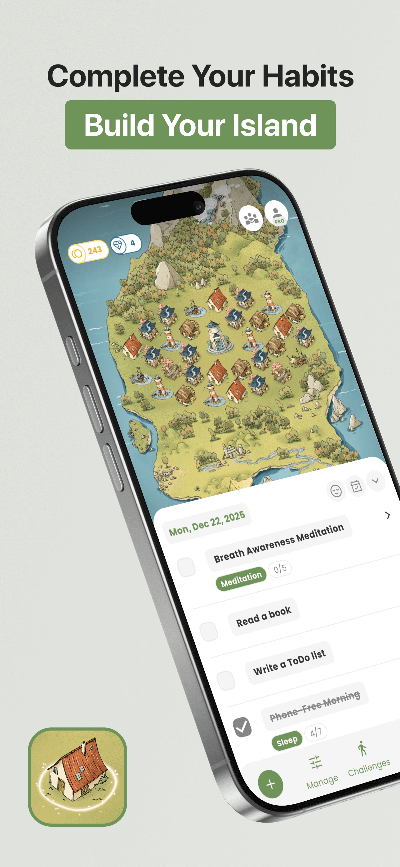 Habit Tracker: IsleGrow