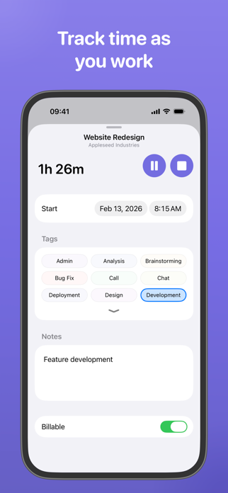 Clockwork - Time Tracker Screenshot 2 of 6