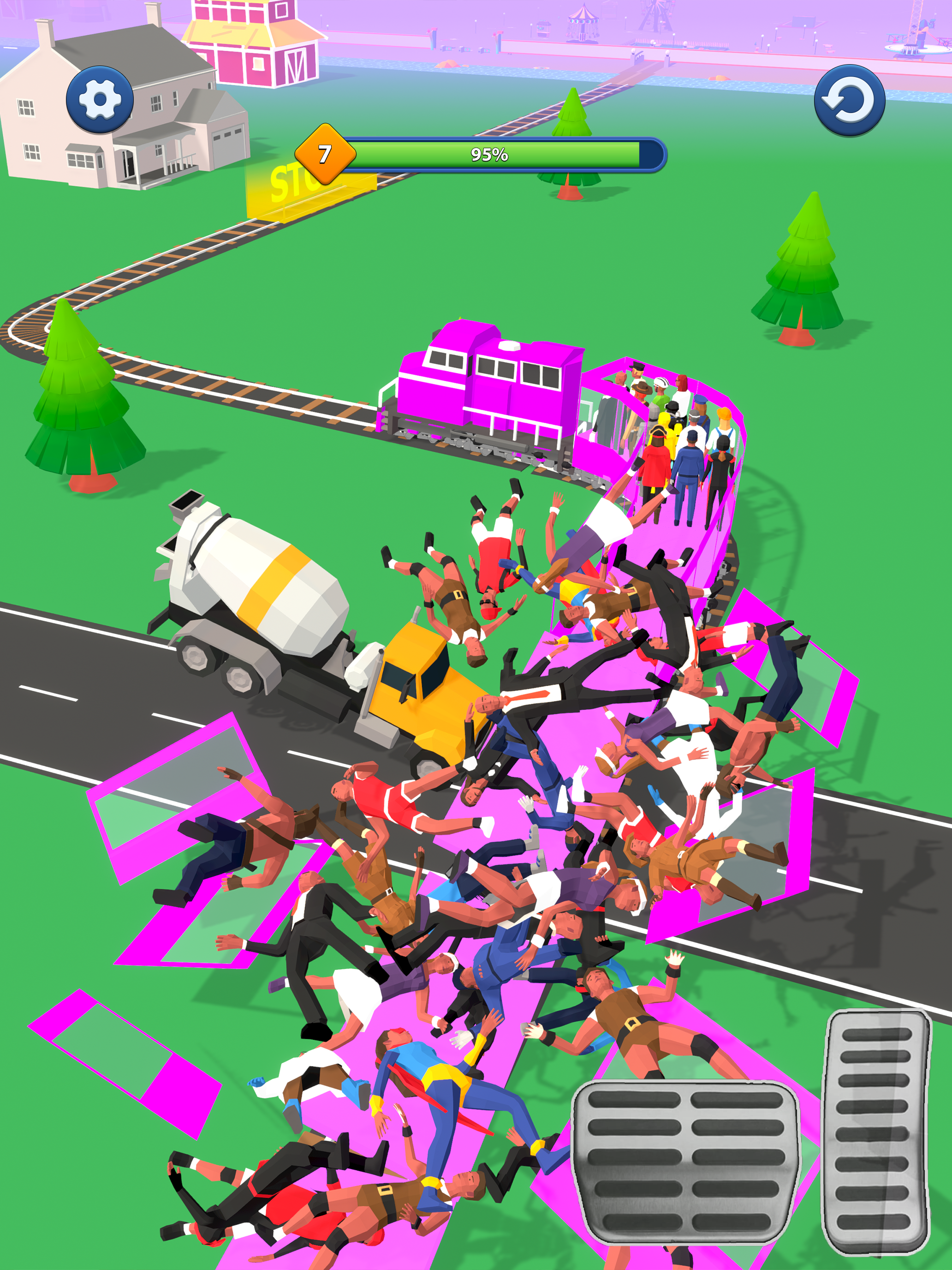 Passenger Express Train Game screenshot 13