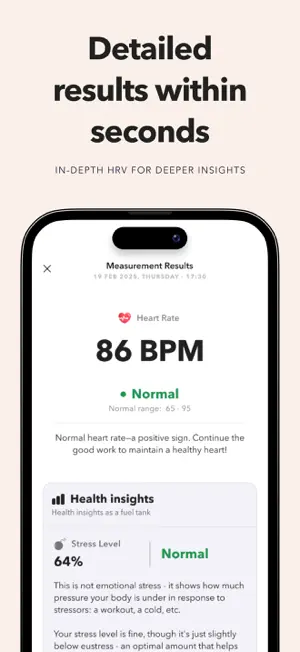 HeartCam - Heart Rate Monitor screenshot 2