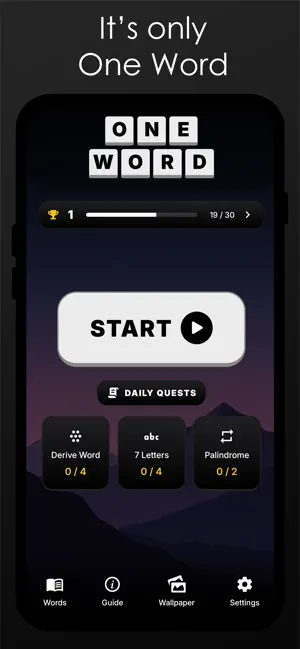 One Word: Game screenshot 1