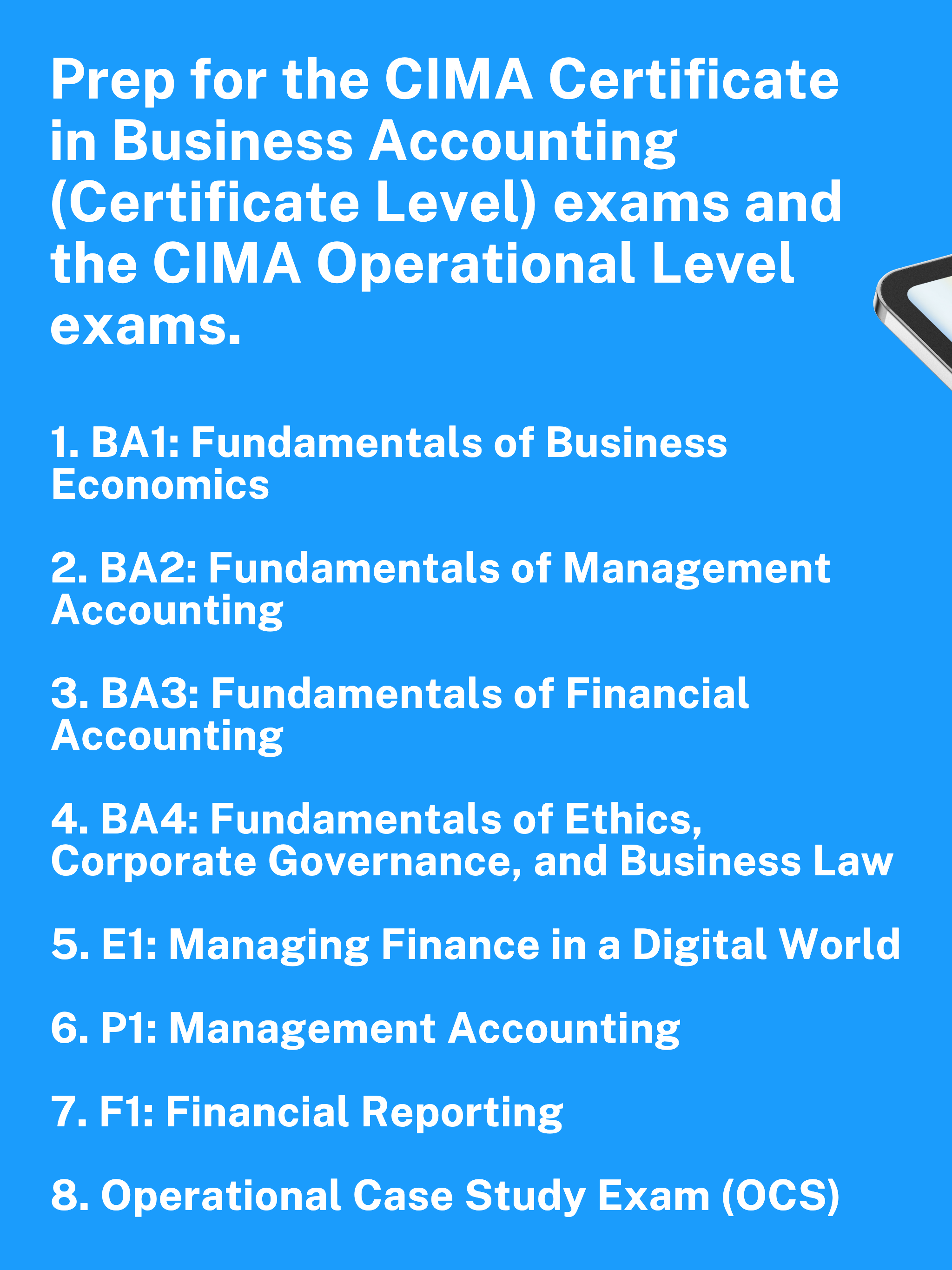 CIMA Certificate & Operational screenshot 6