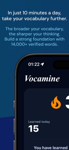Vocamine: Vocabulary Flashcard screenshot