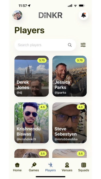 DiNKR - for pickleball lovers Screenshot