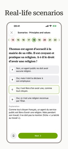 Test civique : Naturalisation screenshot 5