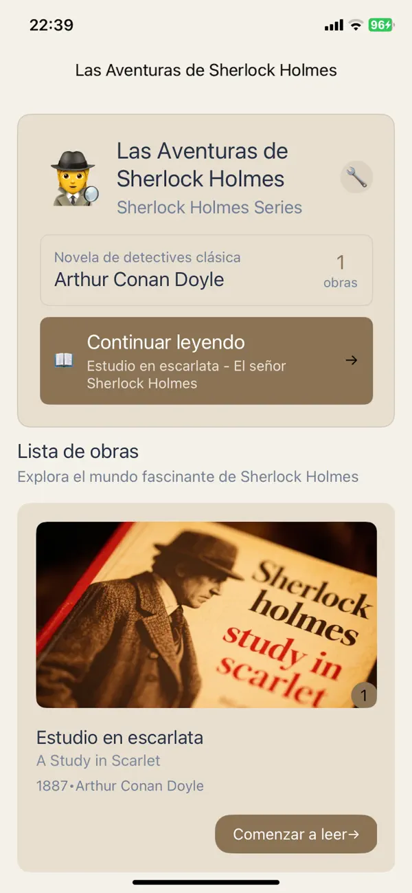 Screenshot #1 pour El Inglés de Holmes