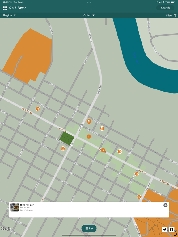 Clarion County PA iPad screenshot 3 - Travel app