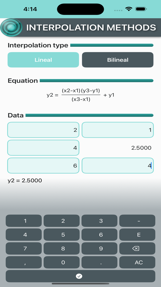 #3. Interpolation Methods (iOS) Podle: Irving Josue Cortes Iturriaga