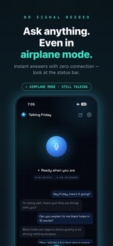 Talking Friday: AI Voice Chat Screenshot 2 of 6