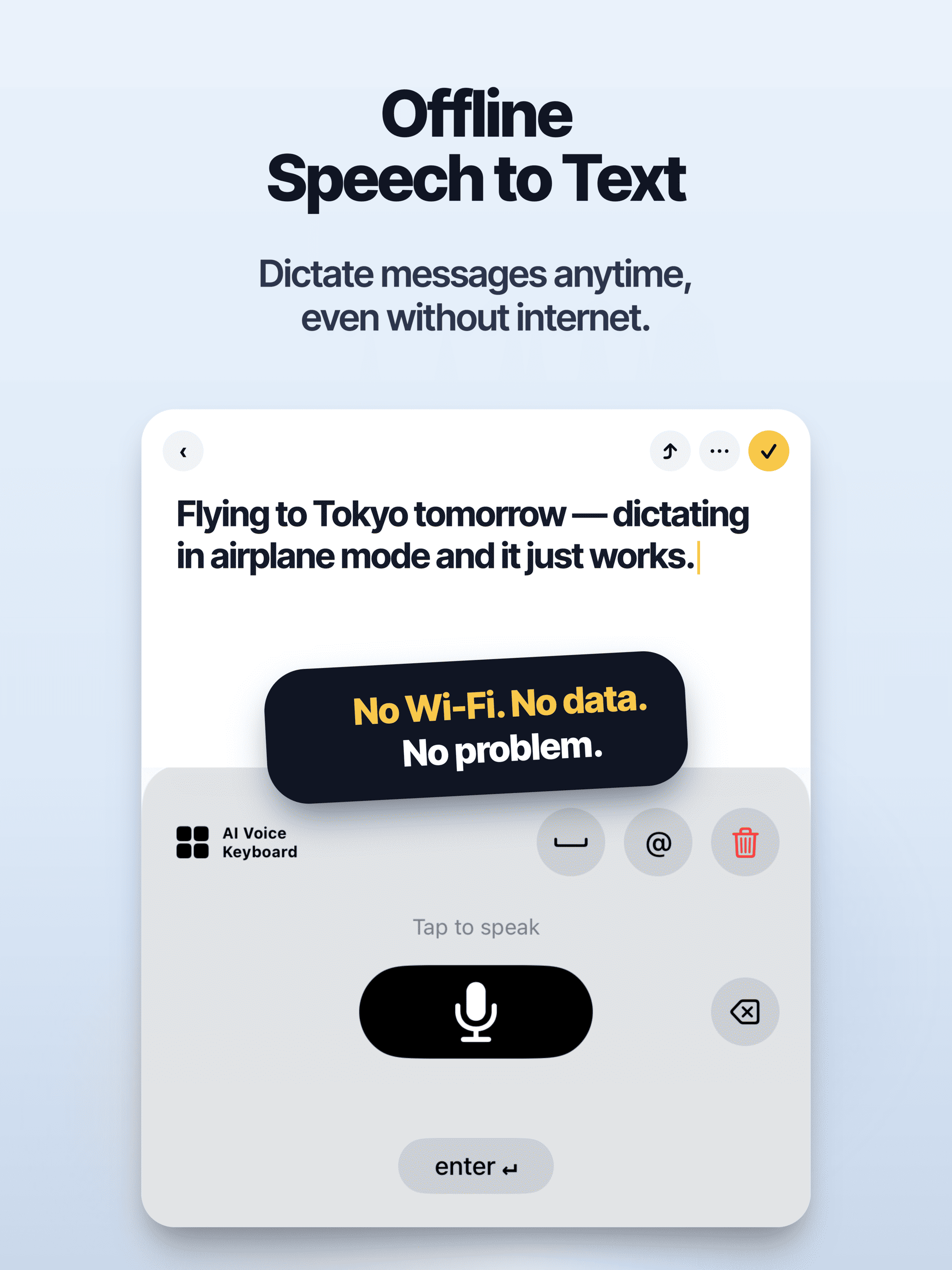 VoiceKey: AI Voice Keyboard