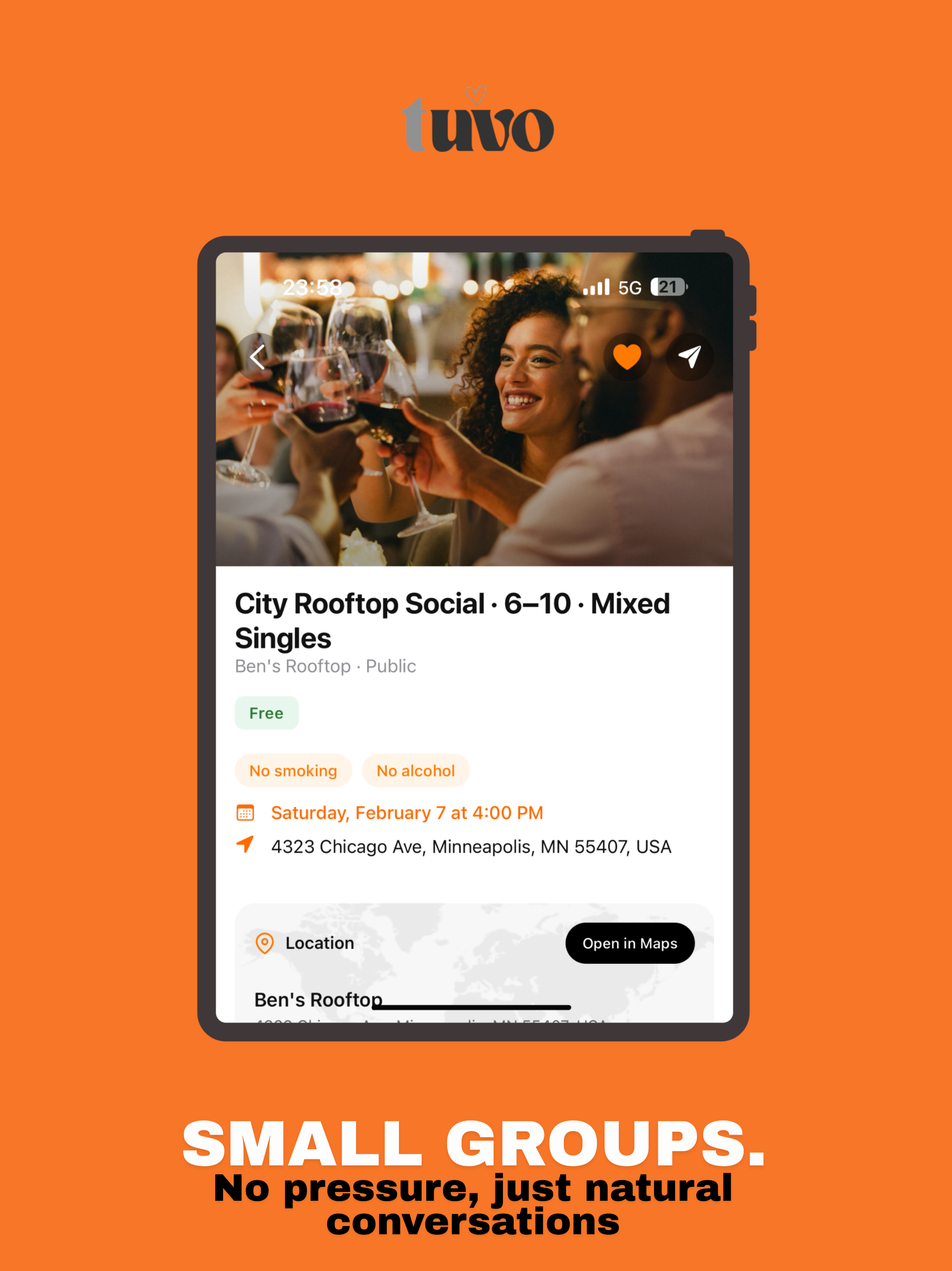 Tuvo: Social Events IRL screenshot 13