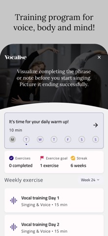 Vocalise - Smart Singing iPhone screenshot