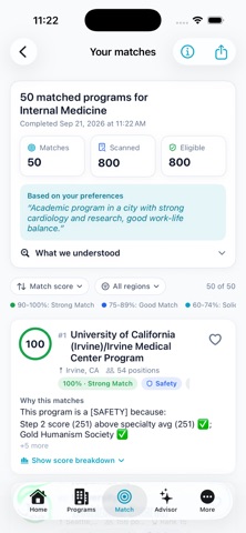 ResidencyMatch.ai Screenshot 1 of 6
