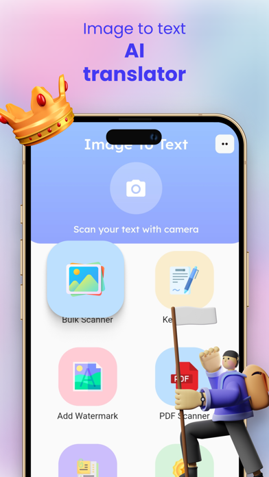 Image to Text - Scan to PDF Screenshot