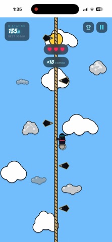 Rope Rush: Endless Descent Screenshot 2 of 5