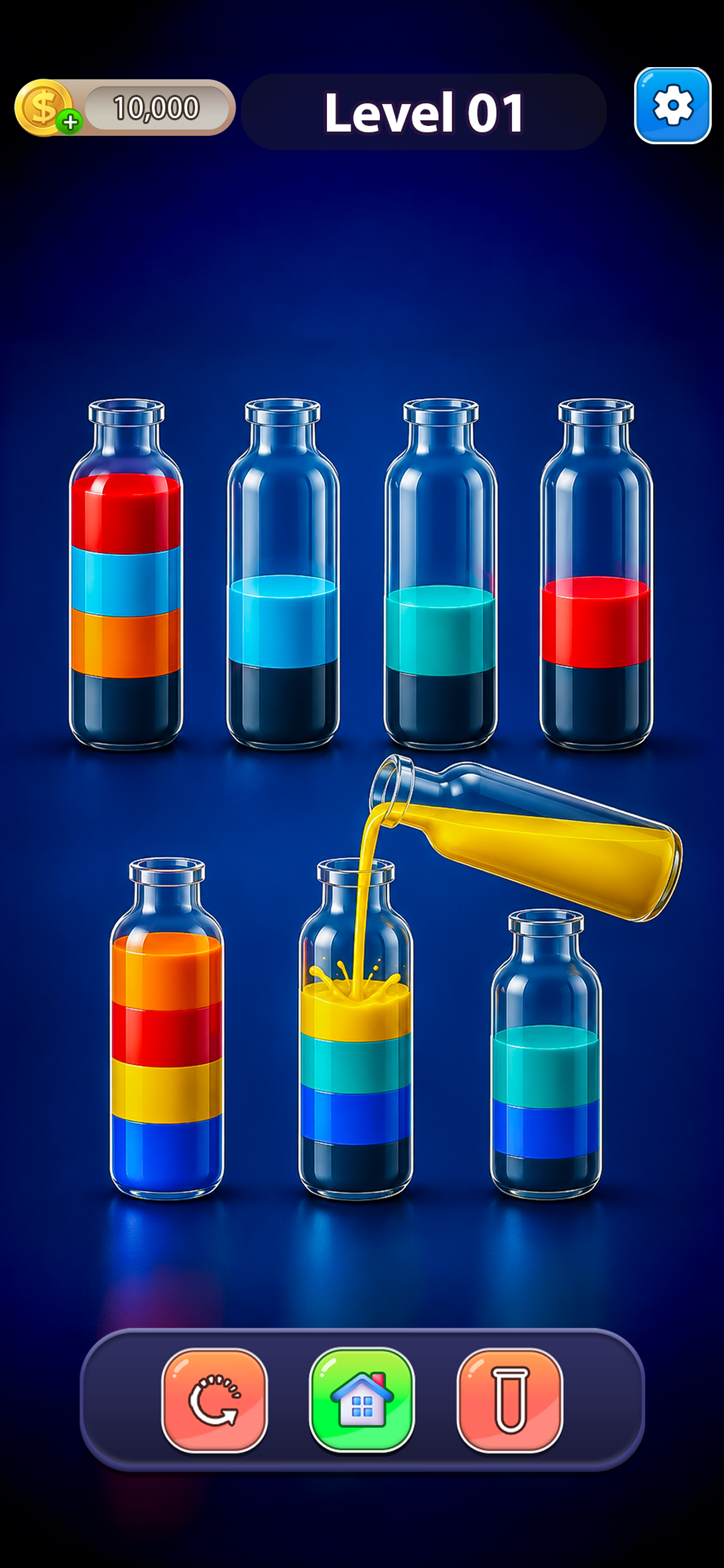 Water Color Sorter Bottle Game screenshot 8