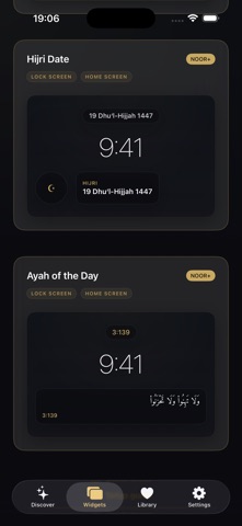Noor Lock: Islamic Wallpapers iPhone screenshot