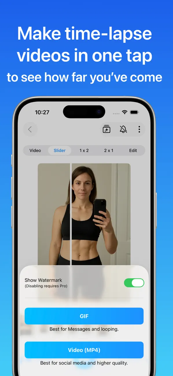 #6. Progress Pic Photos: Metamorph (iOS) 来自: Tiny Ideas Pty Ltd