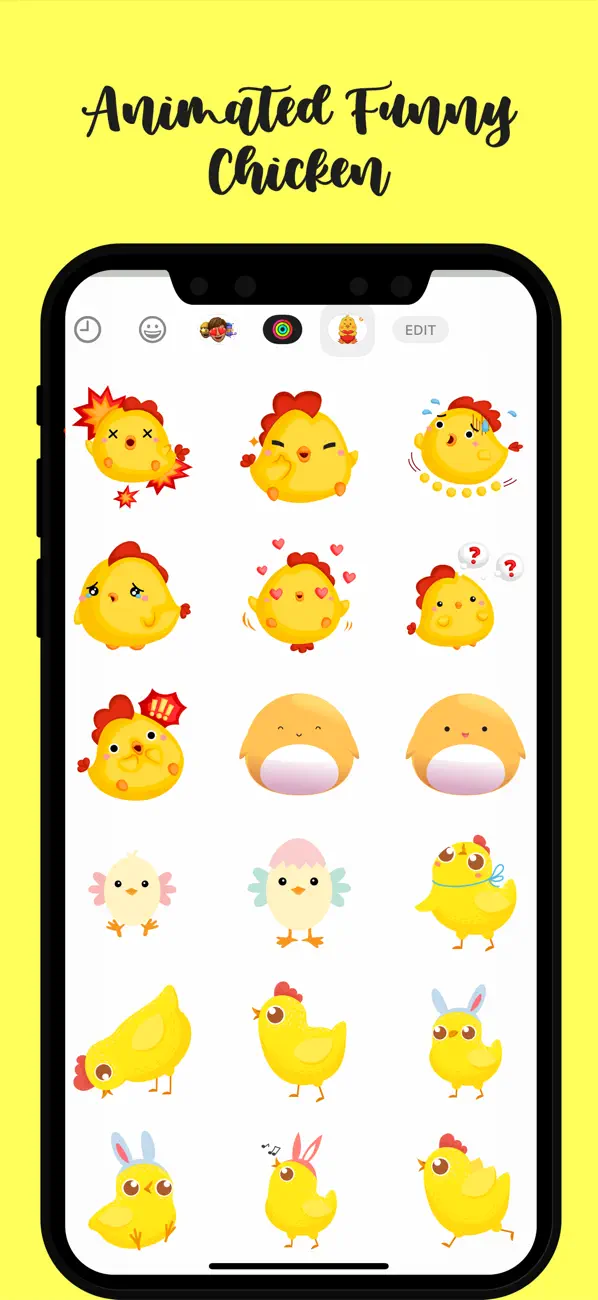 Screenshot #1 pour Animated Funny Chicken!