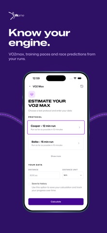 Fitame: VO2 Max Calculator screenshot