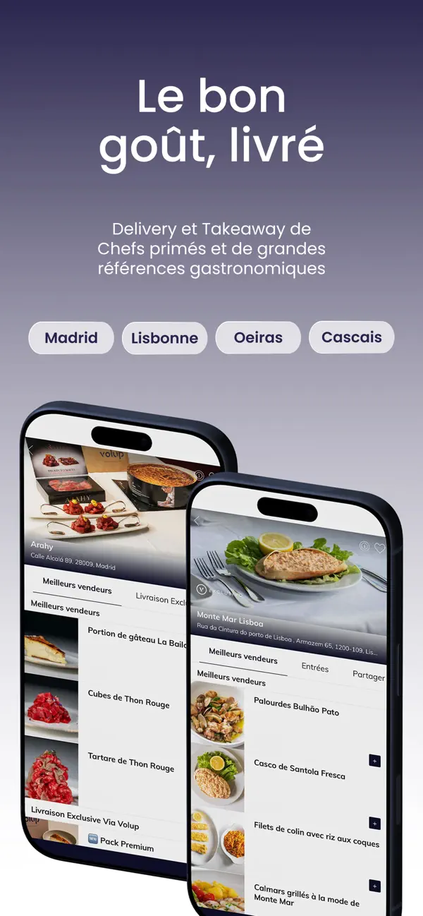 Screenshot #1 pour Volup: Premium Food Delivery