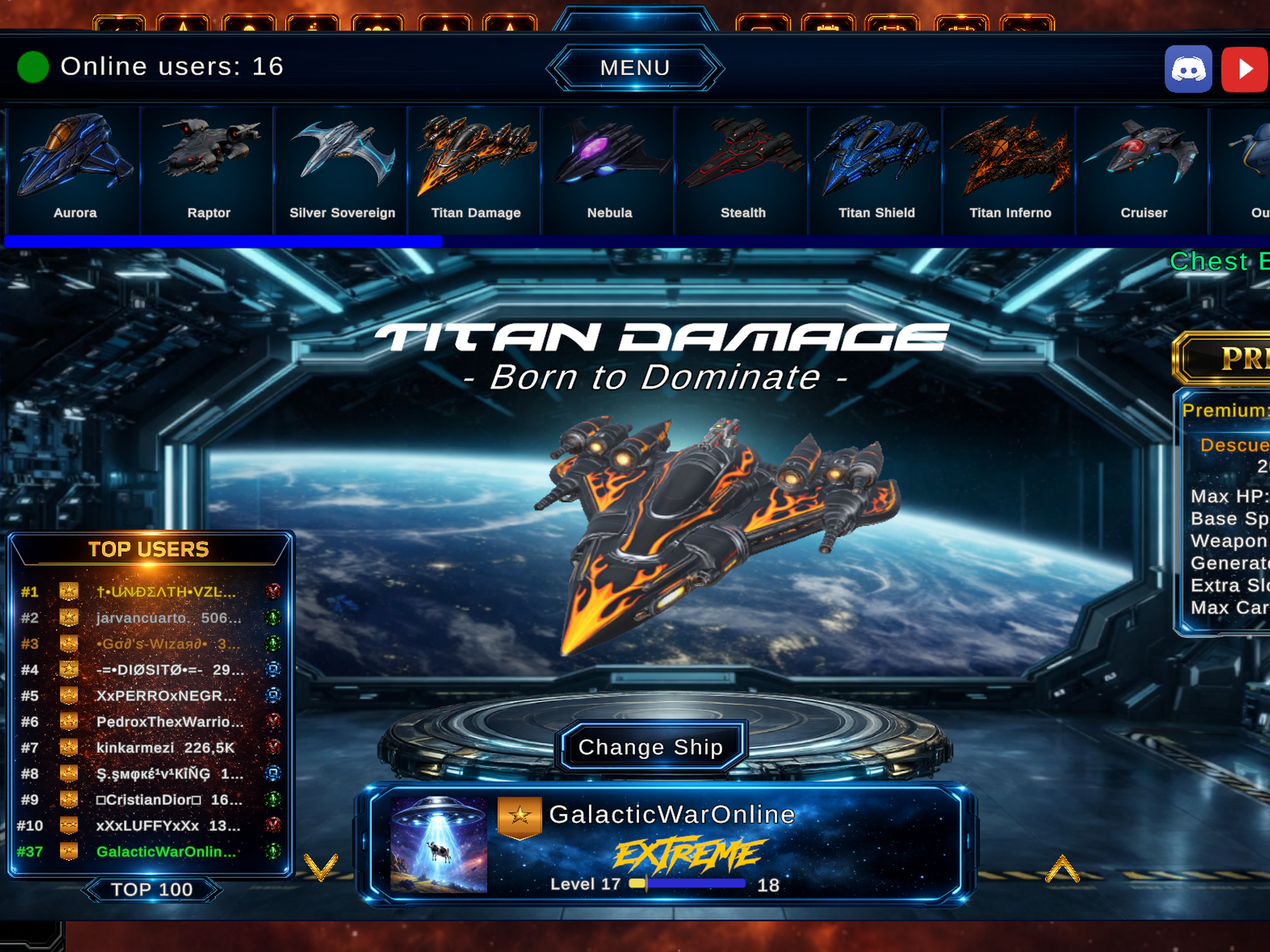 Galactic War Online screenshot 14
