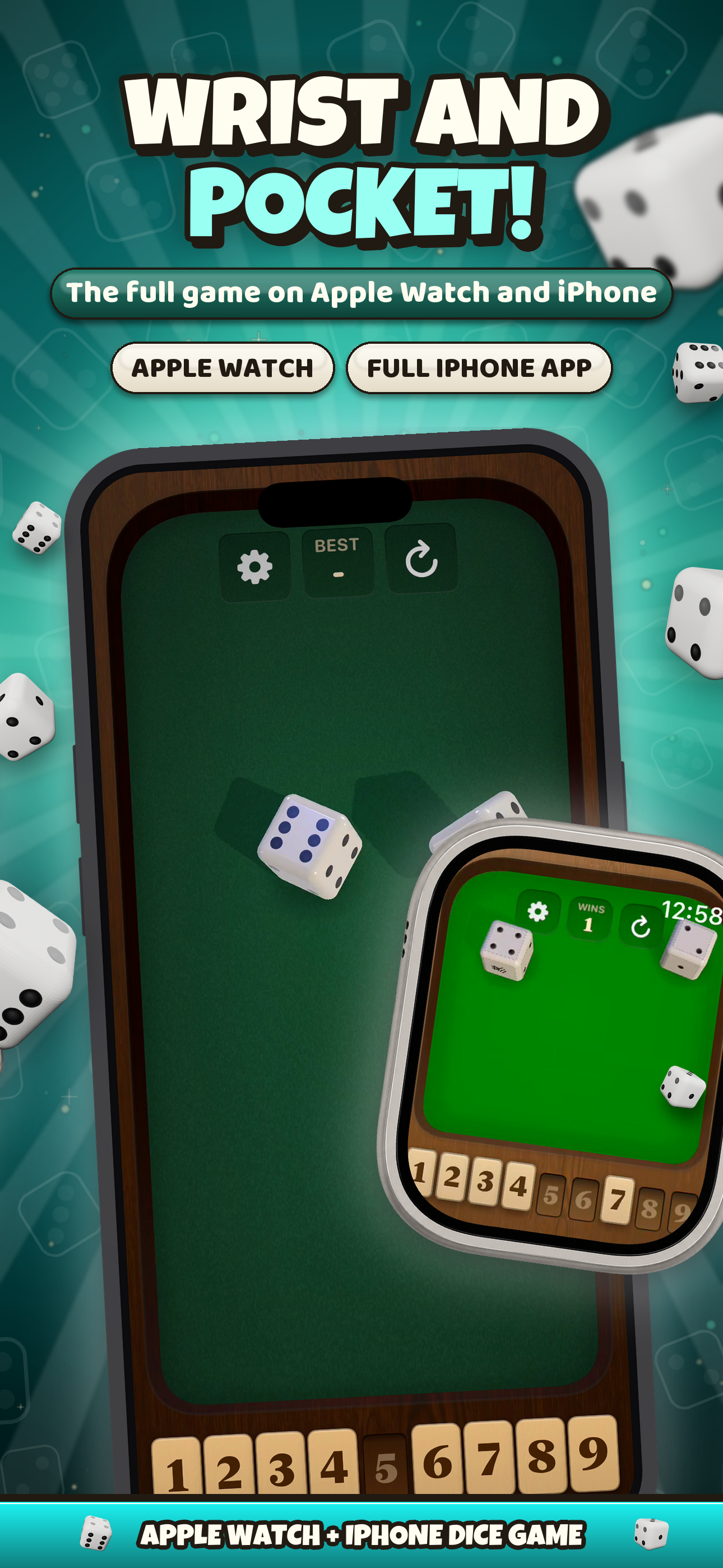 Shut The Box: Watch Dice screenshot 3