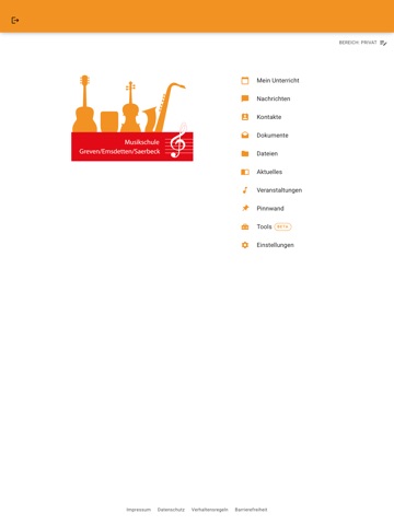 Musikschule.GES Musik erleben! iPad screenshot