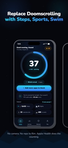 Turnstep: Earn Screen Time Screenshot 1 of 6