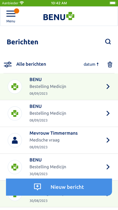 Mijn BENU Screenshot