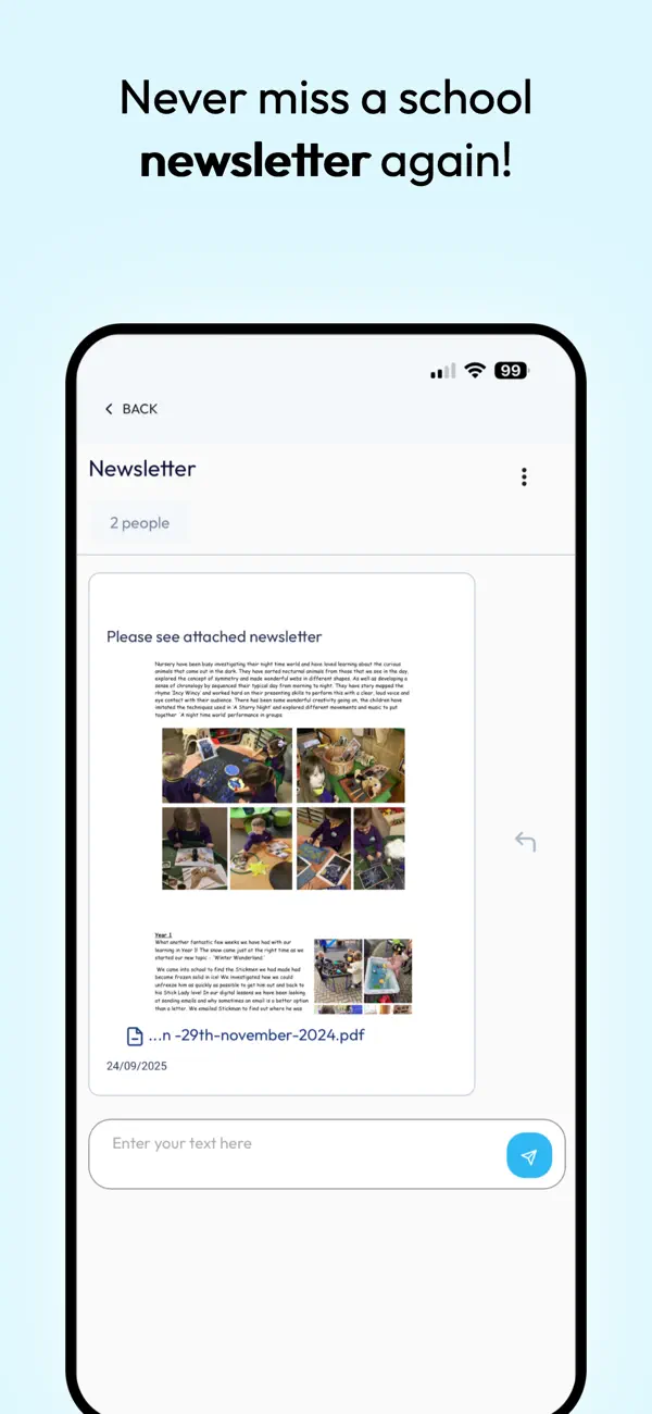 Screenshot #3 pour GroupED Parent
