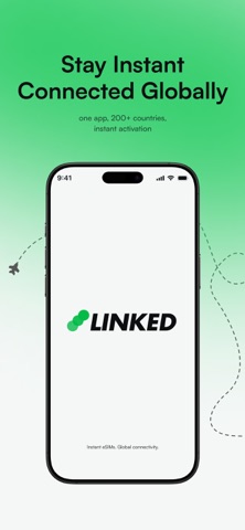 Linked: eSIM Travel & Internet Screenshot 1 of 6