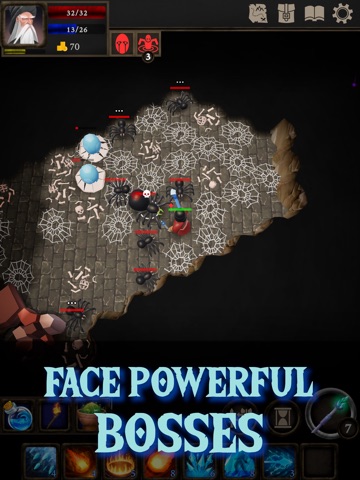 All Who Wander: Roguelike RPG iPad screenshot