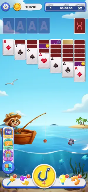 Solitaire Tides: Cast Go screenshot 1