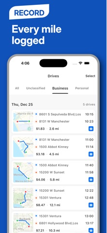 Mileage Tracker Log: Drivance Screenshot 5 of 5