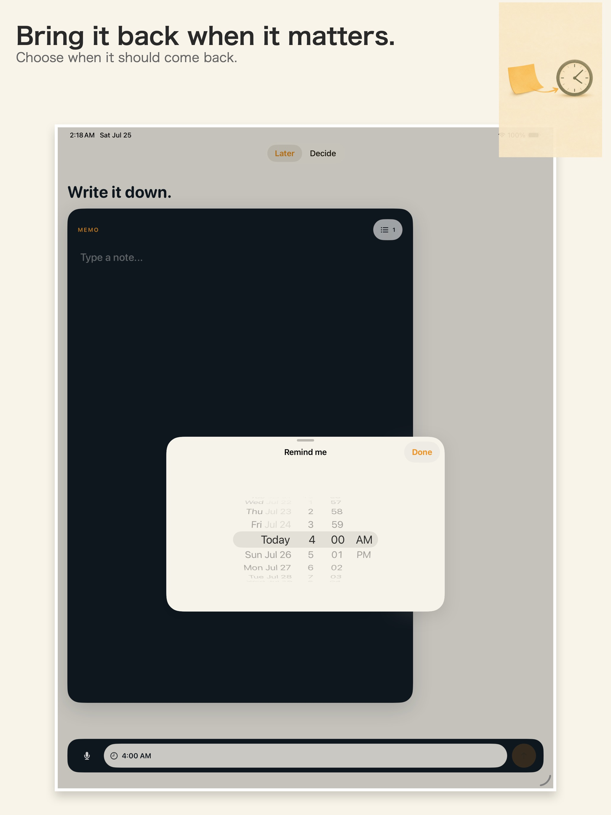 Laterly: Smart Reminders. screenshot 13
