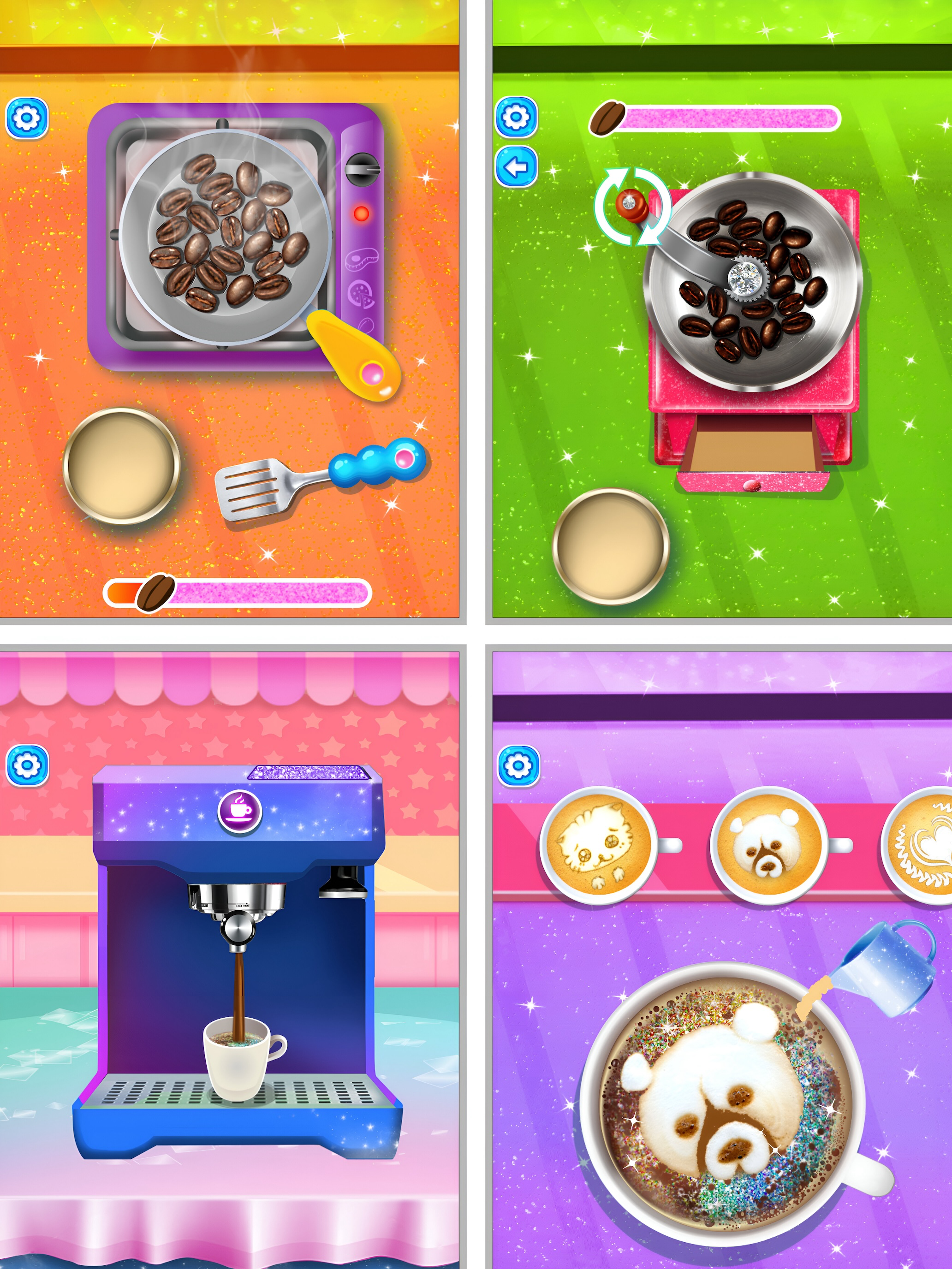 Girl's Glitter Baking Cafe