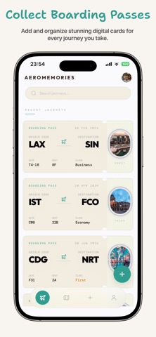 AeroMemories: Travel Tracker screenshot